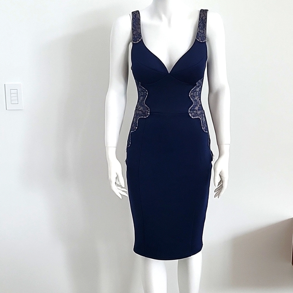 Lipsy Blue bodycon dress